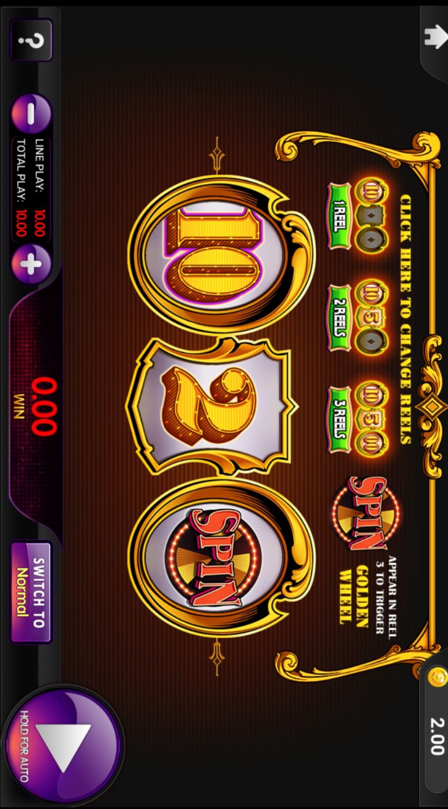 Golden Wheel featured game